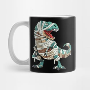 Spooky Mummy Dinosaur Halloween Costume for Kids Boys Mug